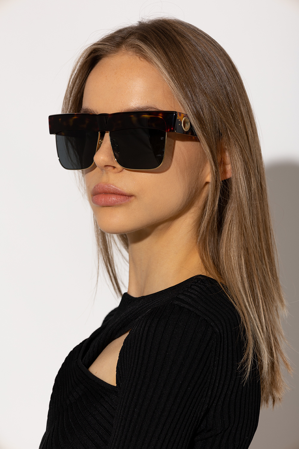 サングラス Linda Farrow Rosalie Sunglass removable sunglasses chain - 'Rosalie' sunglasses Linda